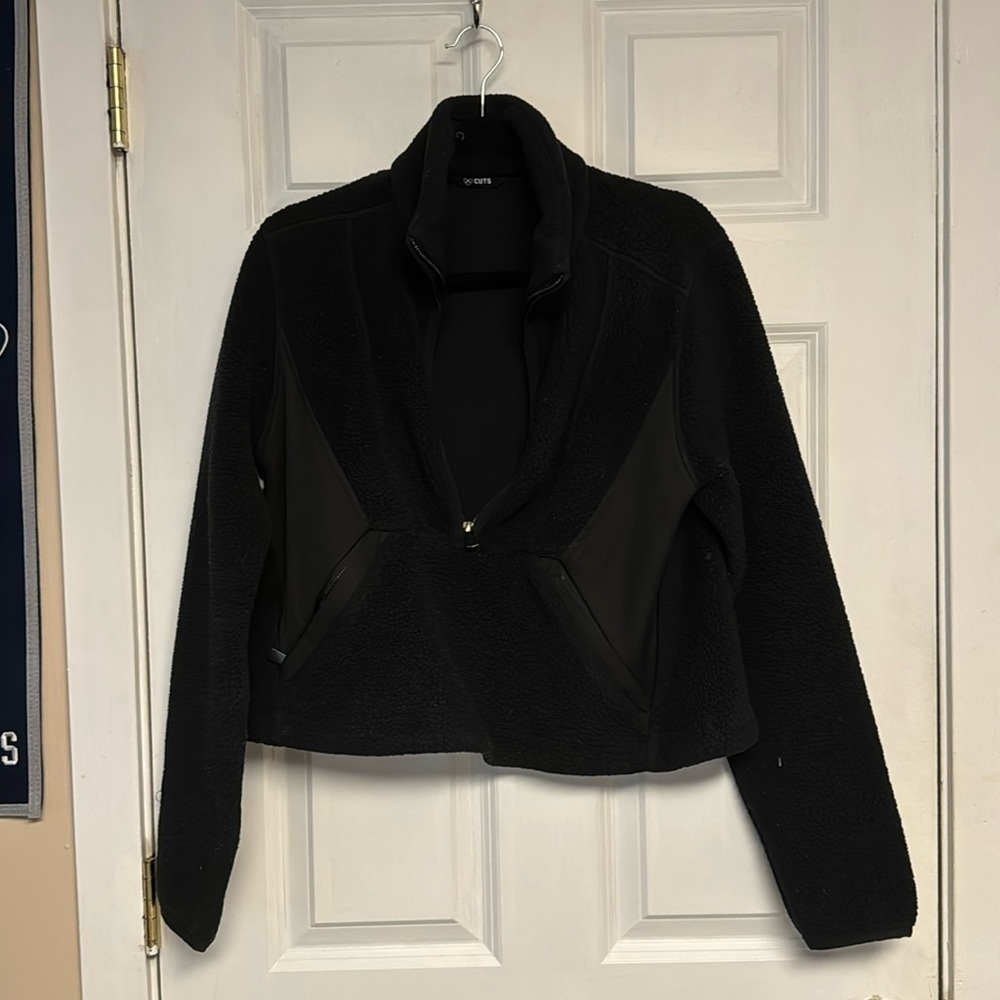 Cuts, size small, quarter zip, Sherpa